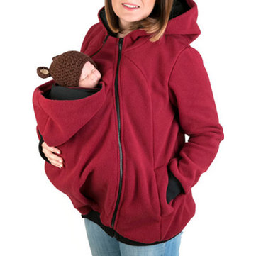 Hooded Carry Baby Sweatshirt