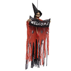  Scary Welcome Sign Hanging Skeleton Other Image