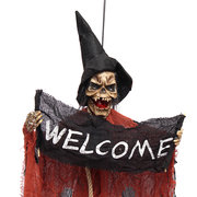  Scary Welcome Sign Hanging Skeleton Other Image