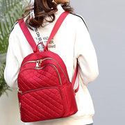 Women Canvas Multifunction Waterproof Casual Patchwork Backp Other Image