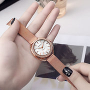 Diamond يتصل Case Women Wrist Watch Full Steel Design Elegant Quartz Watch Other Image