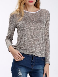 Casual Loose Patchwork T-shirt Other Image