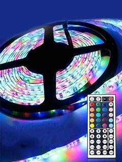 5/10m 3528RGB LED strip light Waterproof with 44 Key Remote Control multicolor