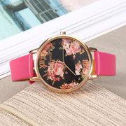 LVPAI Retro Flower Leather Watch Other Image