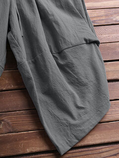Linen Loose Bat Sleeve Pajamas Set Other Image