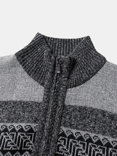 Vintage Pattern Knitted Cardigans Other Image