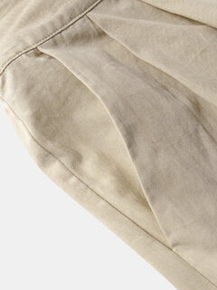 Casual Elastic Waist Pants Other Image