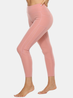 Solid Color Yoga Sport Leggings Other Image