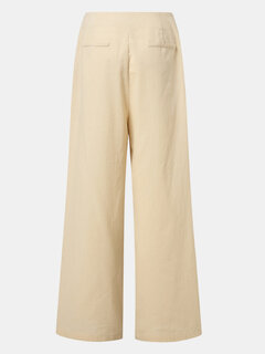 Solid Color Front Button Casual Pants Other Image