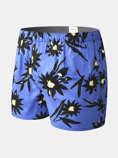 100% Cotton Floral Print Lounge Shorts Other Image