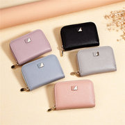 Women PU Leather 9 Card Slot Wallet Leisure Solid Coin Purse Other Image