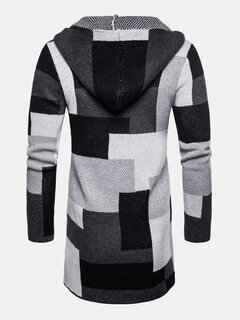 Colorblock Contrast Color Cardigan Other Image