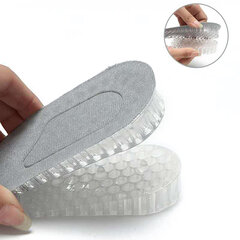 Random Color Two-layer Half-pad Crystal Clear Increased Insole Other Image