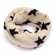 Boys Girls Neck Baby Kids Star Toddlers Knitted Circle Scarf Shawl Winter Warmer Scarves Other Image