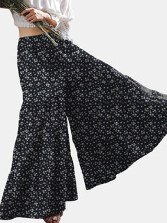 Floral Printed Wide Leg Pants Other Image