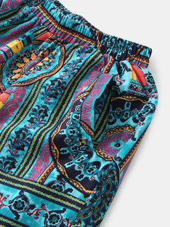 Vintage Print Casual Pant Other Image