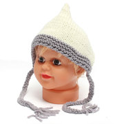Newborn Baby White Crochet Knit Hat Photo Photography Prop Warm Cap Other Image