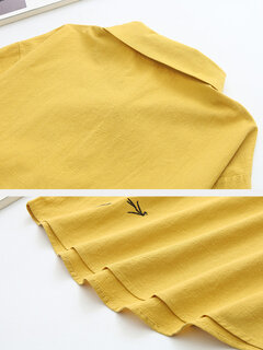 Embroidery Long Sleeve Shirt Other Image