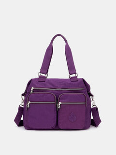 XUEREY Womens Shoulder Bag Multi Pocket Waterproof Purse Lightweight Bag 
