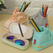 Cute Shoe Pencil Case Students Pen Pouch Storage Bag Purse Case Bags Other Image