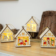  Christmas Wooden Lamps Other Image